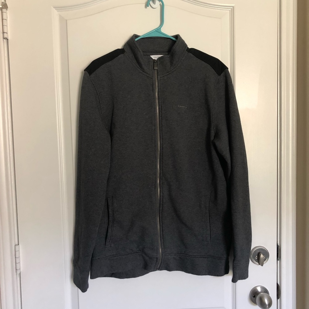 Calvin Klein grey and black jacket